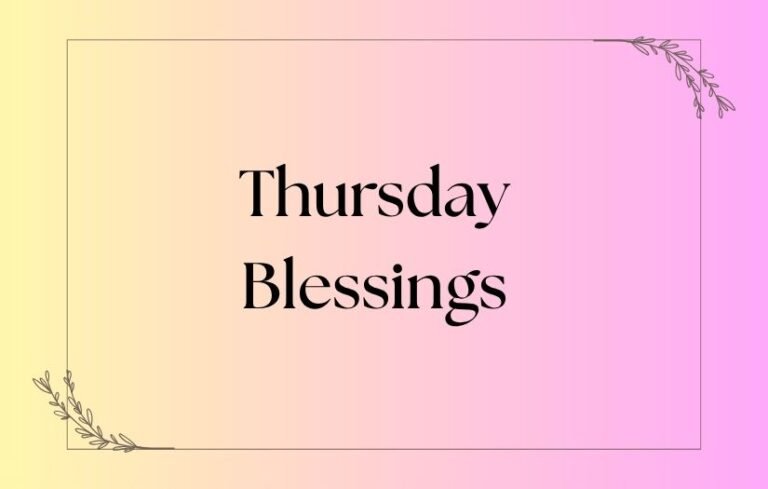 Thursday Blessings